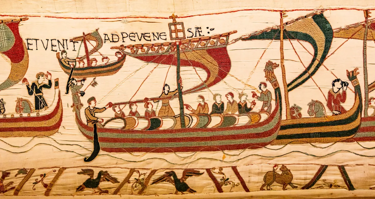 Viking hajók a Bayeux-i kárpiton