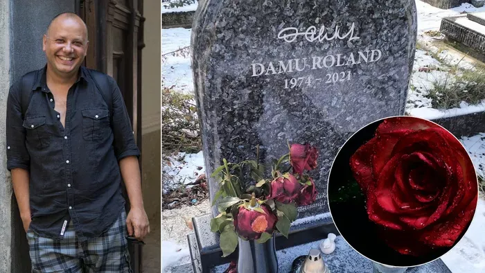 Damu Roland rejtélyes gyászolója visszatért: ezt tette a színész sírjával – Fotó