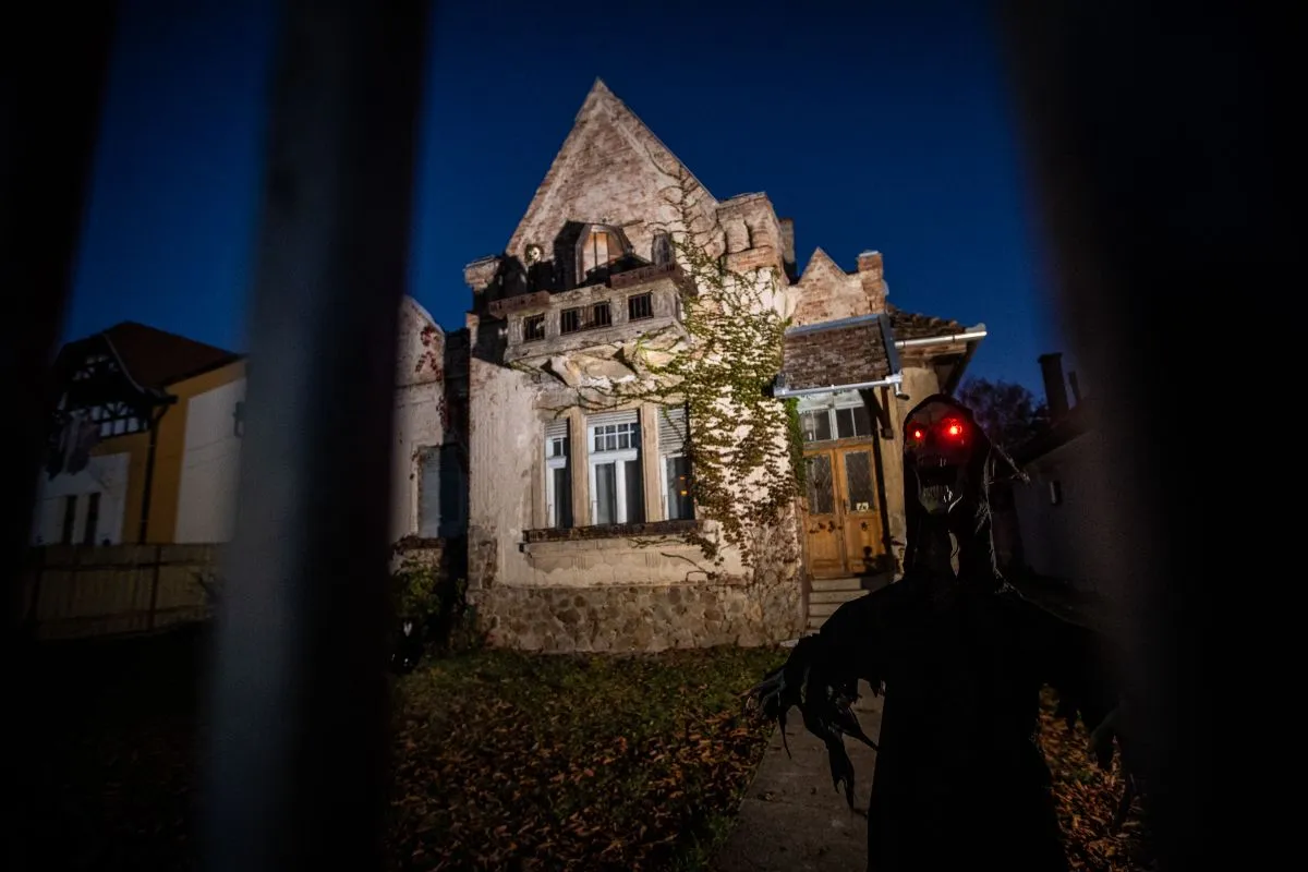 halloweeni dekoráció