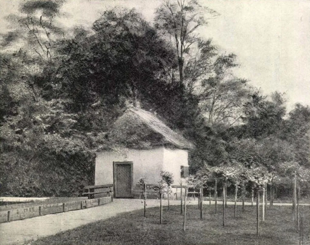 Arany János kerti lakja Geszten, 1902.
