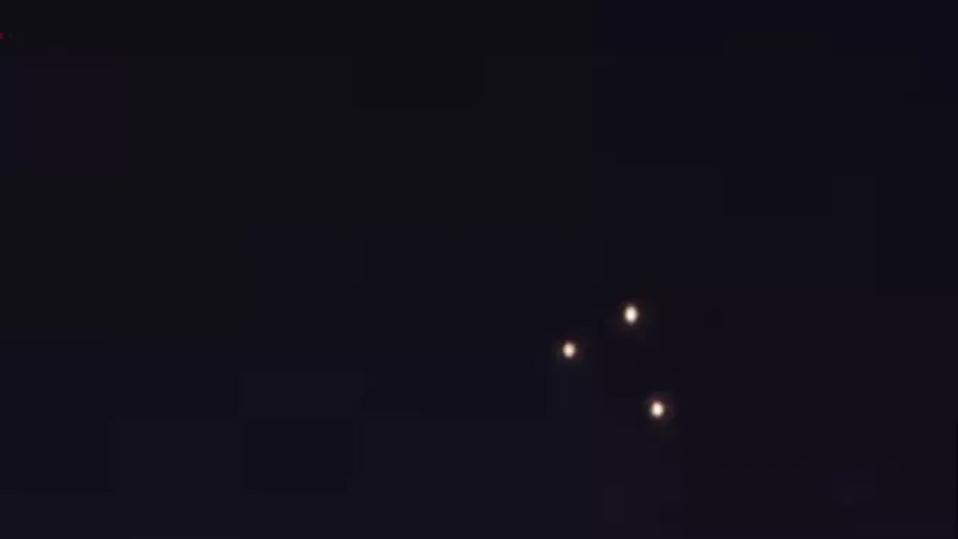 Leesett a szemtanú álla: titokzatos UFO bukkant fel az éjszakai égbolton - Videó!